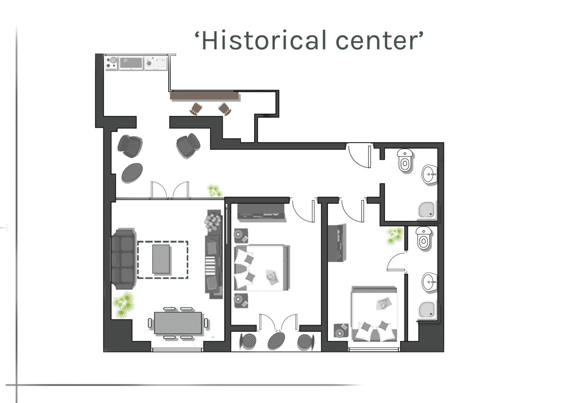 בוקרשט Historical Center 1 By Citylife Suites מראה חיצוני תמונה
